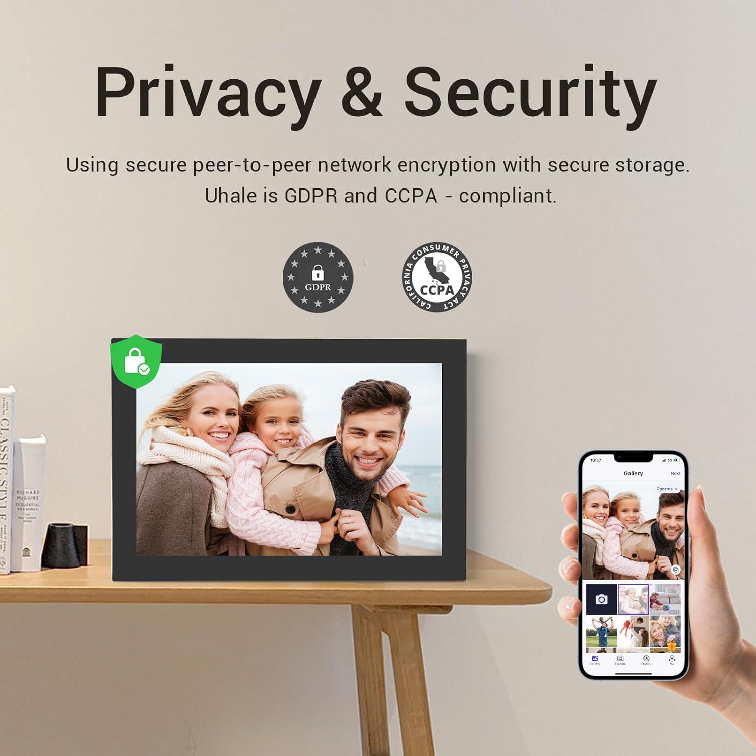 Marco Digital de Fotos WiFi Bgift 10.1" HD 32GB Táctil