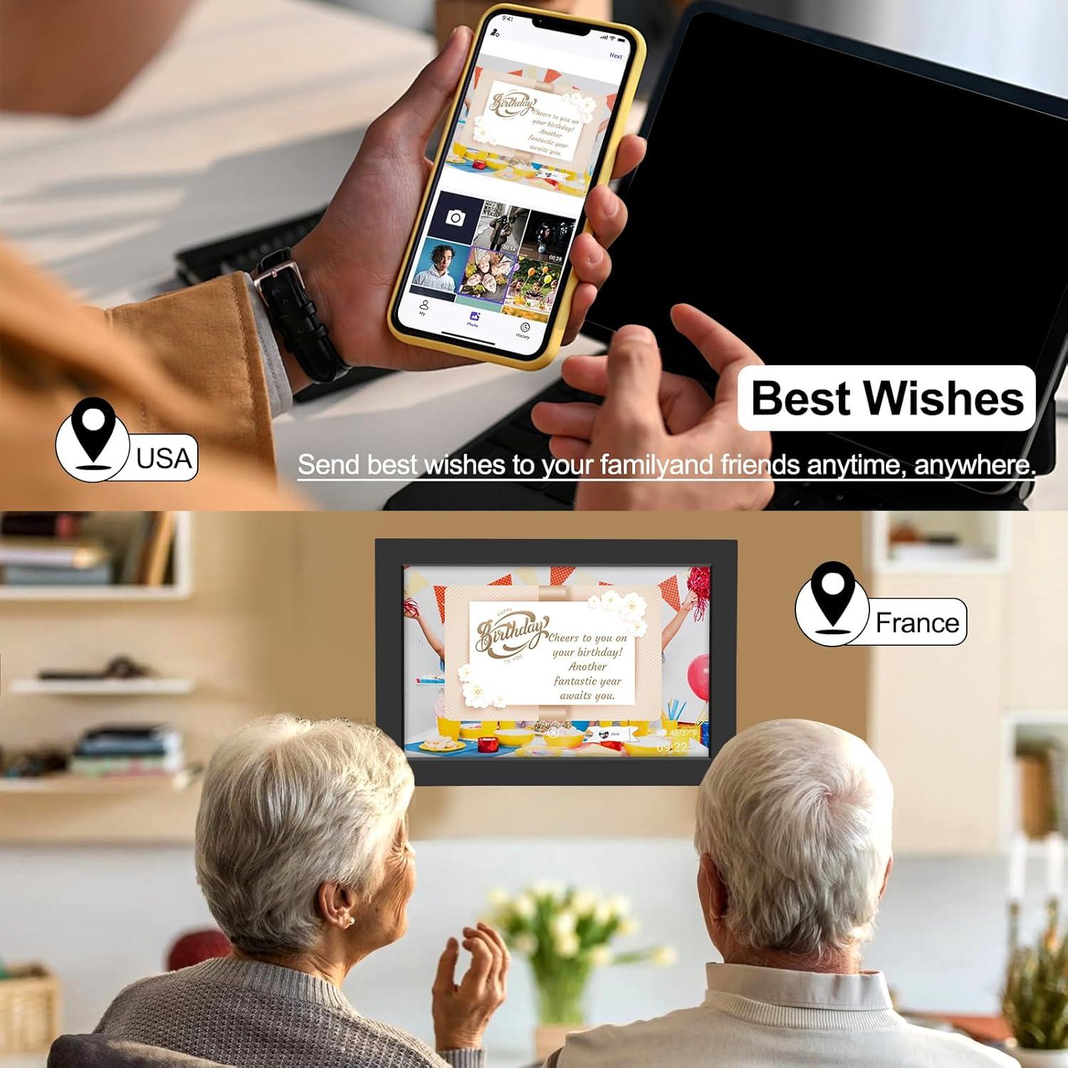 Marco Digital de Fotos WiFi Bgift 10.1" HD 32GB Táctil