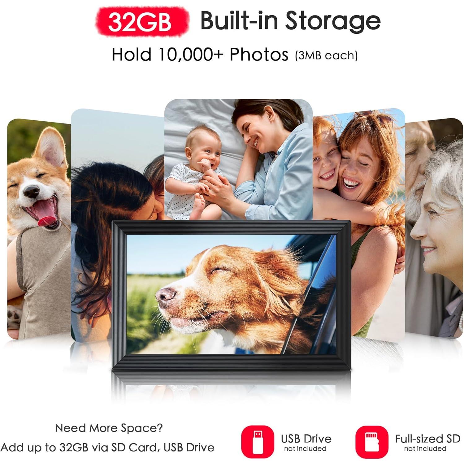 Marco de Fotos Digital Flyruit 15.6" WiFi FHD 32GB