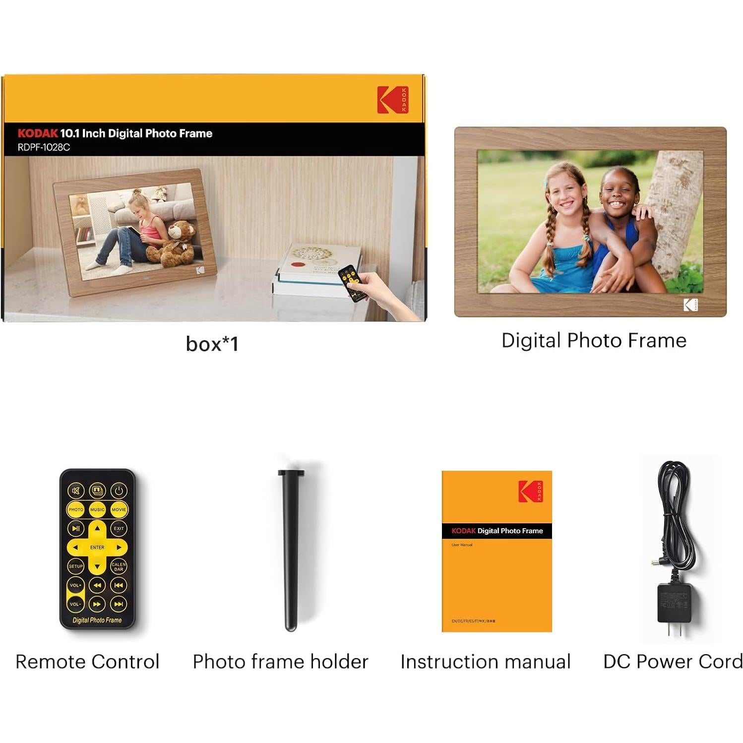 Marco Digital KODAK 10.1" HD 1280x800 Sin WiFi