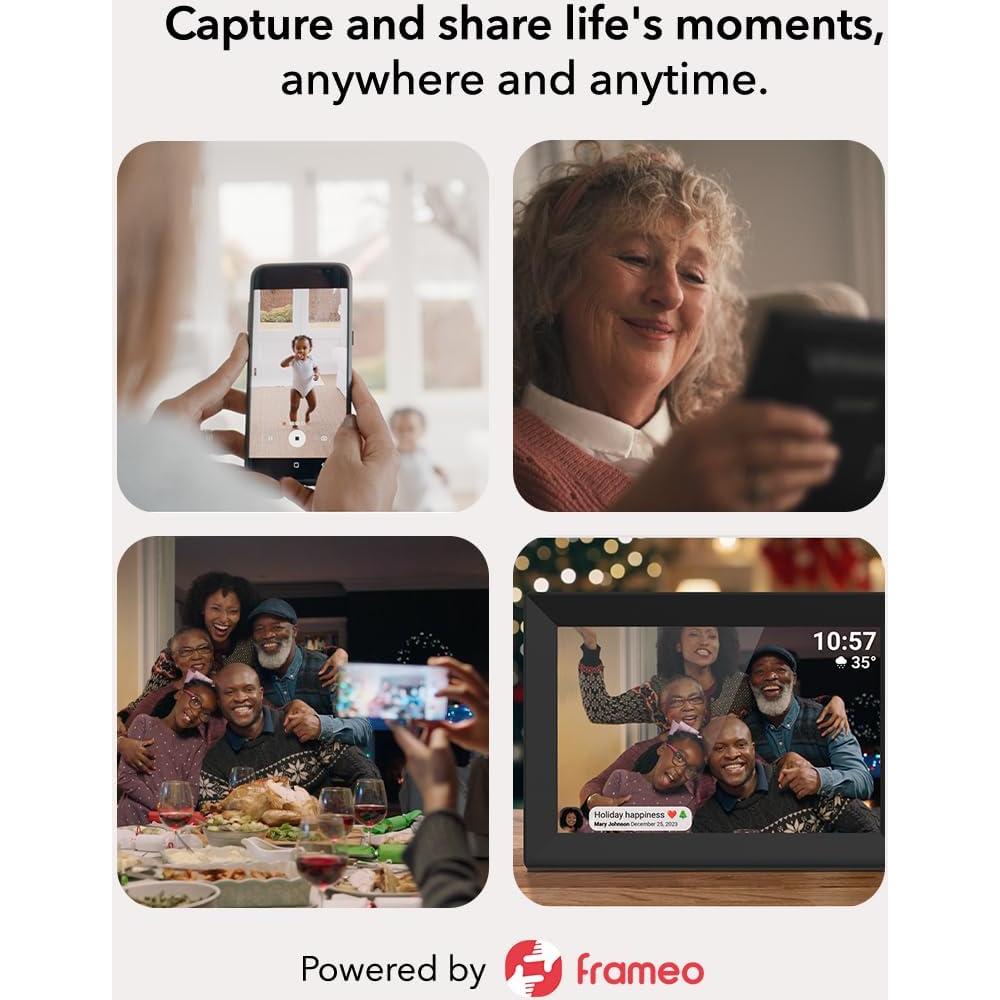 Marco de Fotos Digital WiFi Pastigio 10.1" HD Táctil