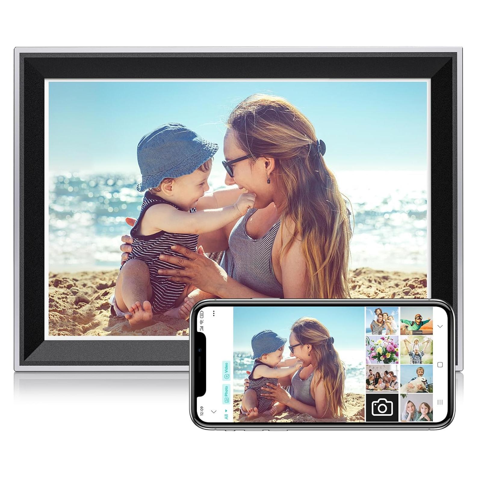 Marco de Fotos Digital Atatat 10.1" WiFi 32GB Pantalla Táctil IPS