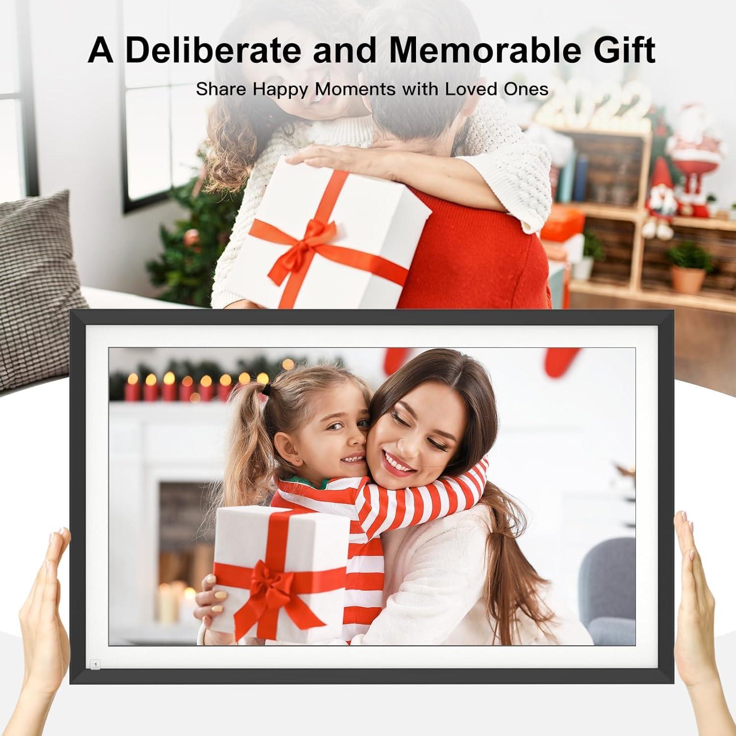 Marco de Foto Digital PWOSUN 15.6" WiFi 32GB Pantalla Táctil