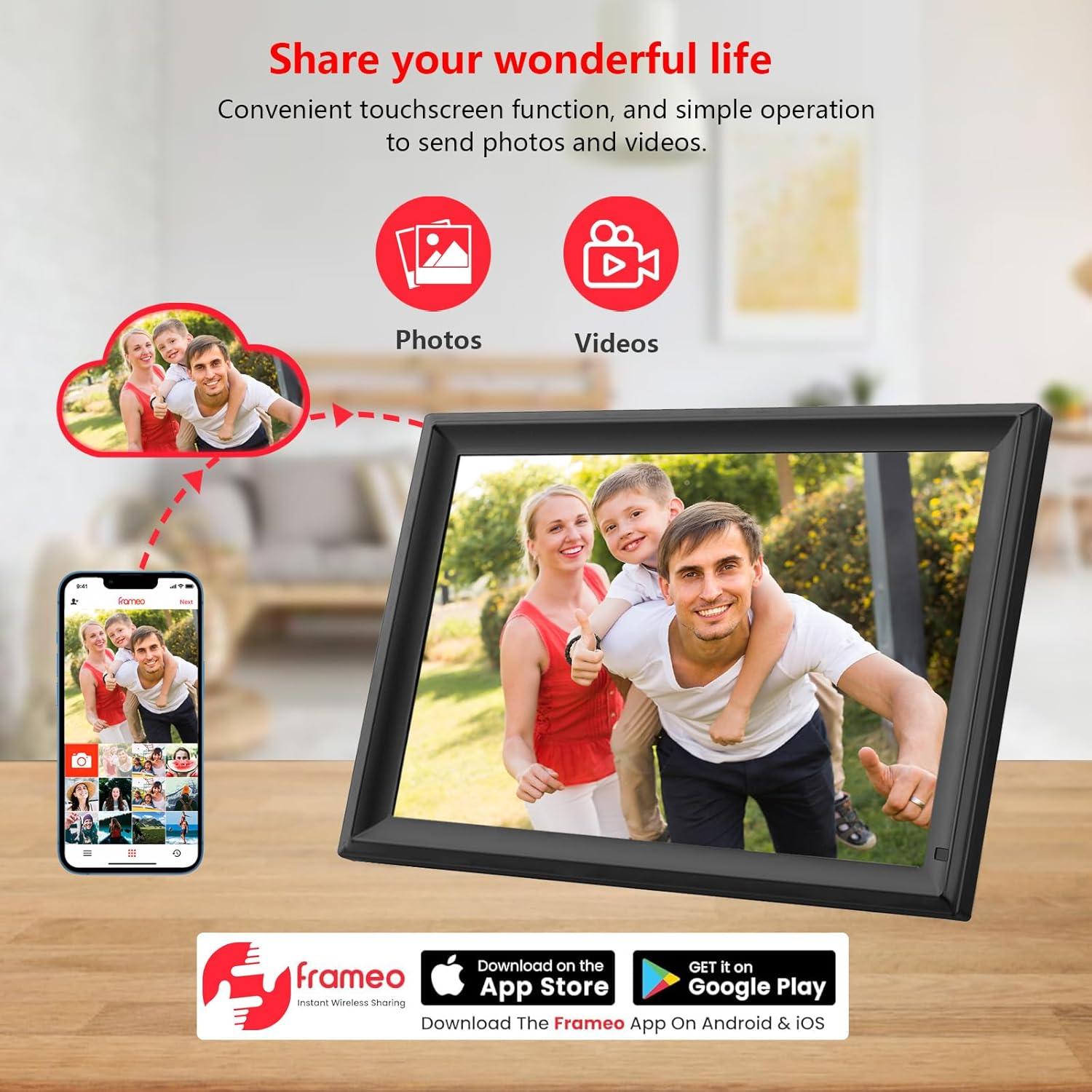 Marco Digital WiFi YENOCK 15.6" FHD 32GB Pantalla Táctil