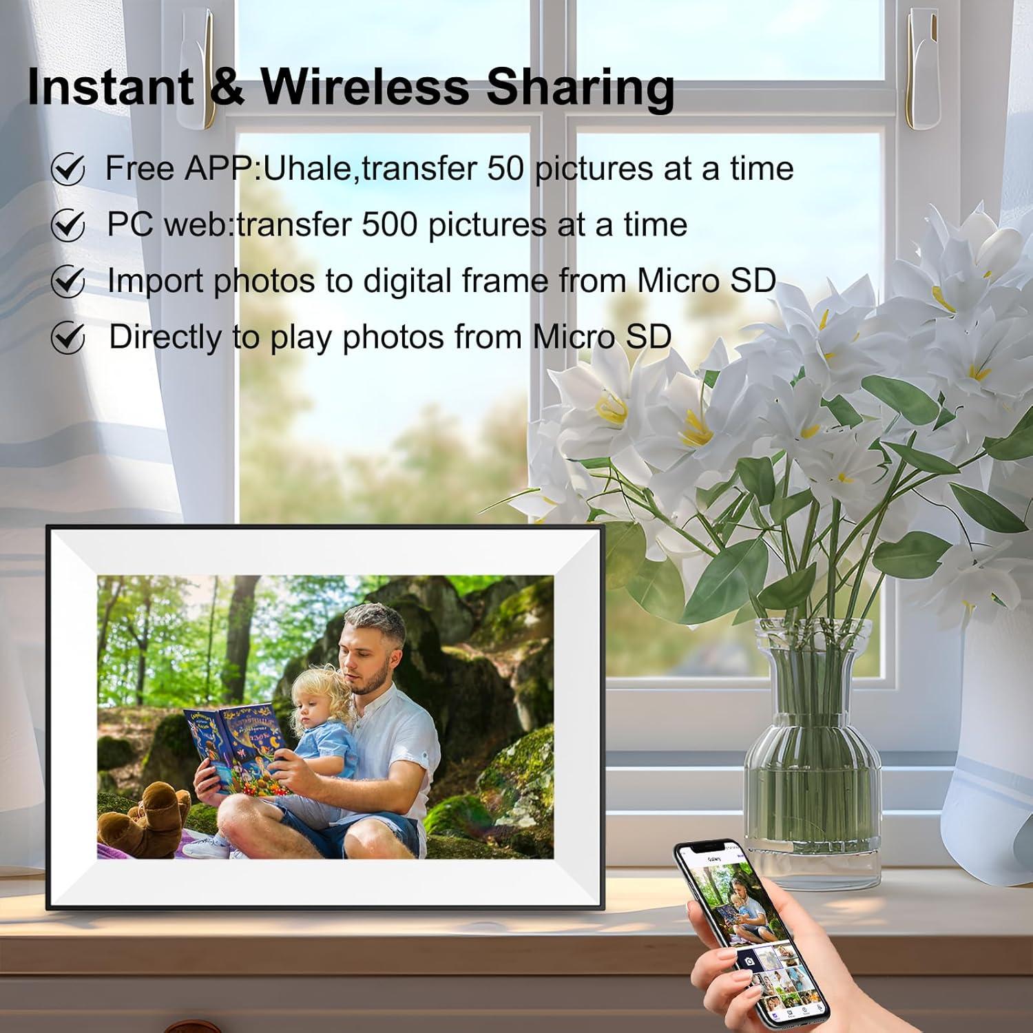 Marco de Fotos Digital WiFi BMDIGIPF 10.1" HD 16GB