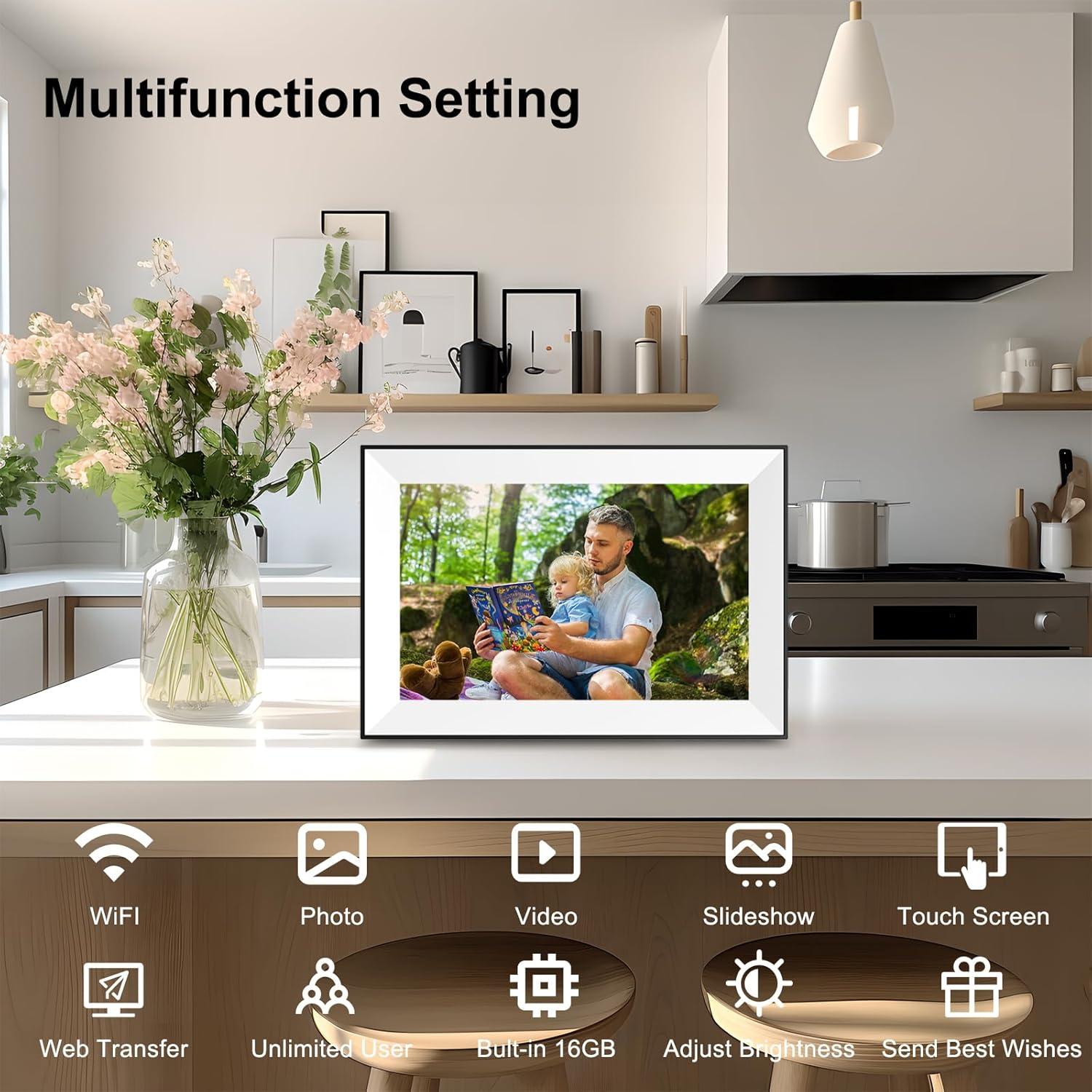 Marco de Fotos Digital WiFi BMDIGIPF 10.1" HD 16GB