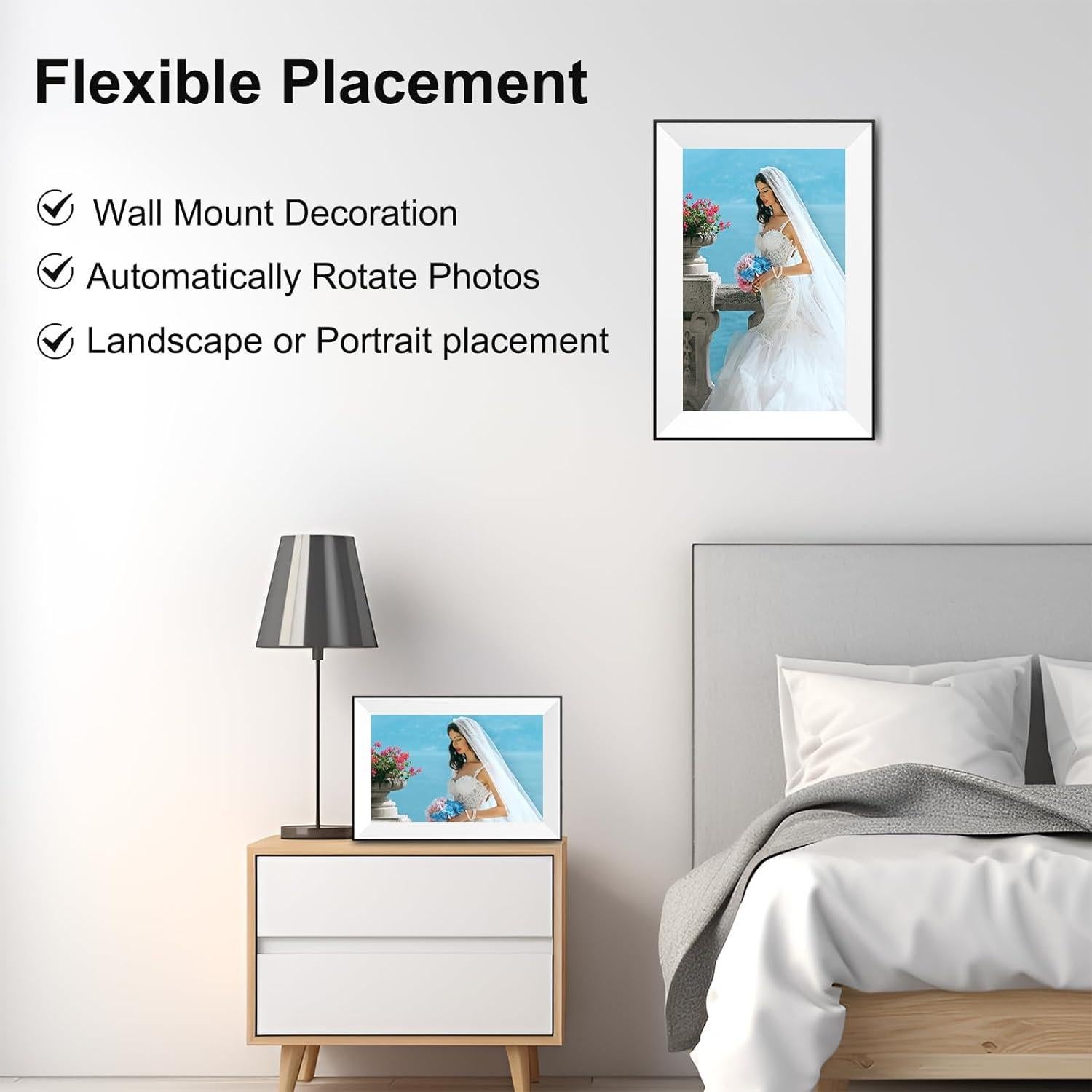 Marco de Fotos Digital WiFi BMDIGIPF 10.1" HD 16GB