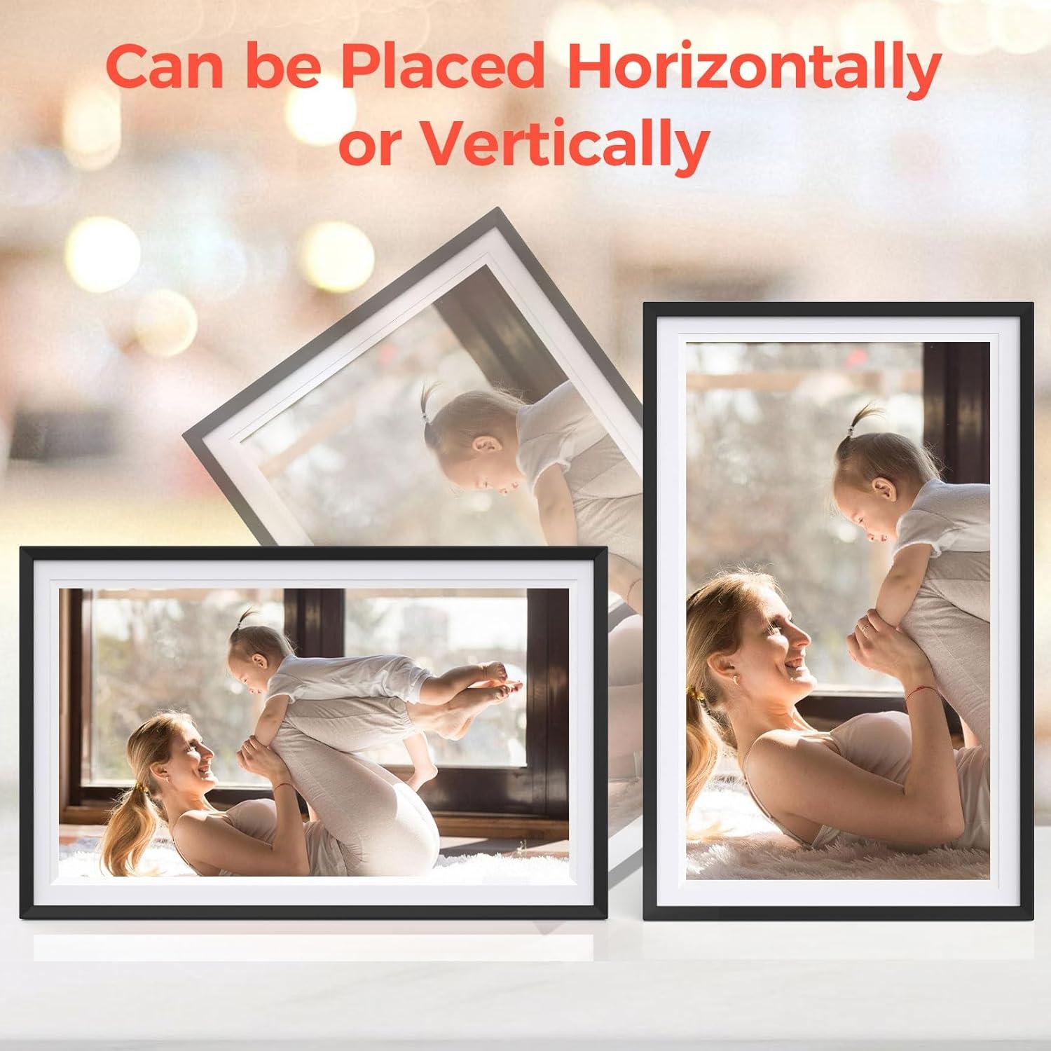 Marco de Fotos Digital Frameo 15.6" 32GB Pantalla IPS HD