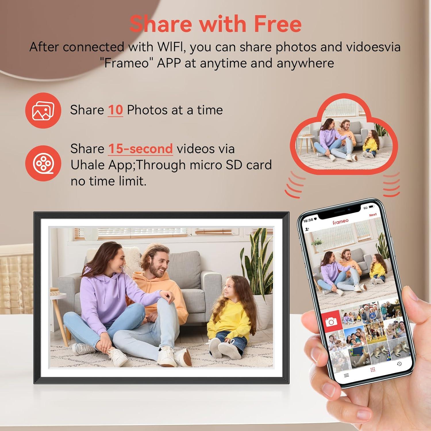 Marco Digital QOCEN 10.1" WiFi HD 32GB Pantalla Táctil