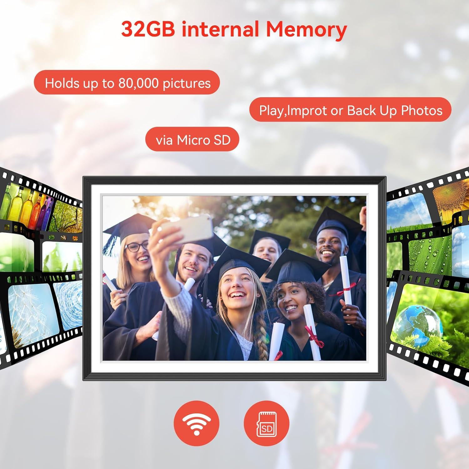 Marco Digital QOCEN 10.1" WiFi HD 32GB Pantalla Táctil