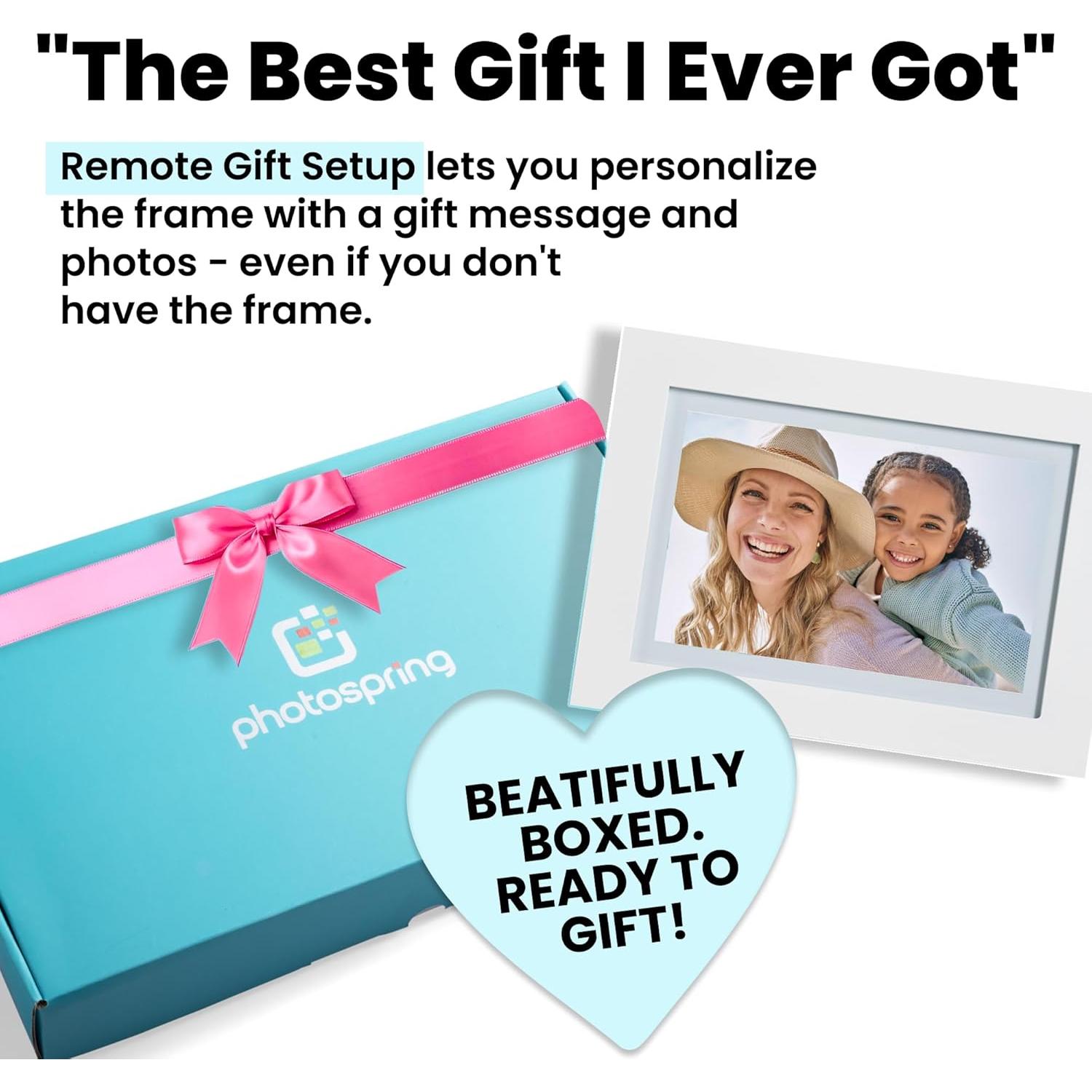 Marco Digital PhotoSpring 10" WiFi Blanco 32GB Pantalla Táctil