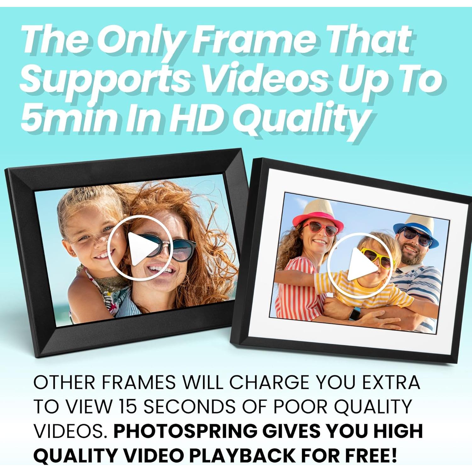 Marco Digital PhotoSpring 10" WiFi Blanco 32GB Pantalla Táctil