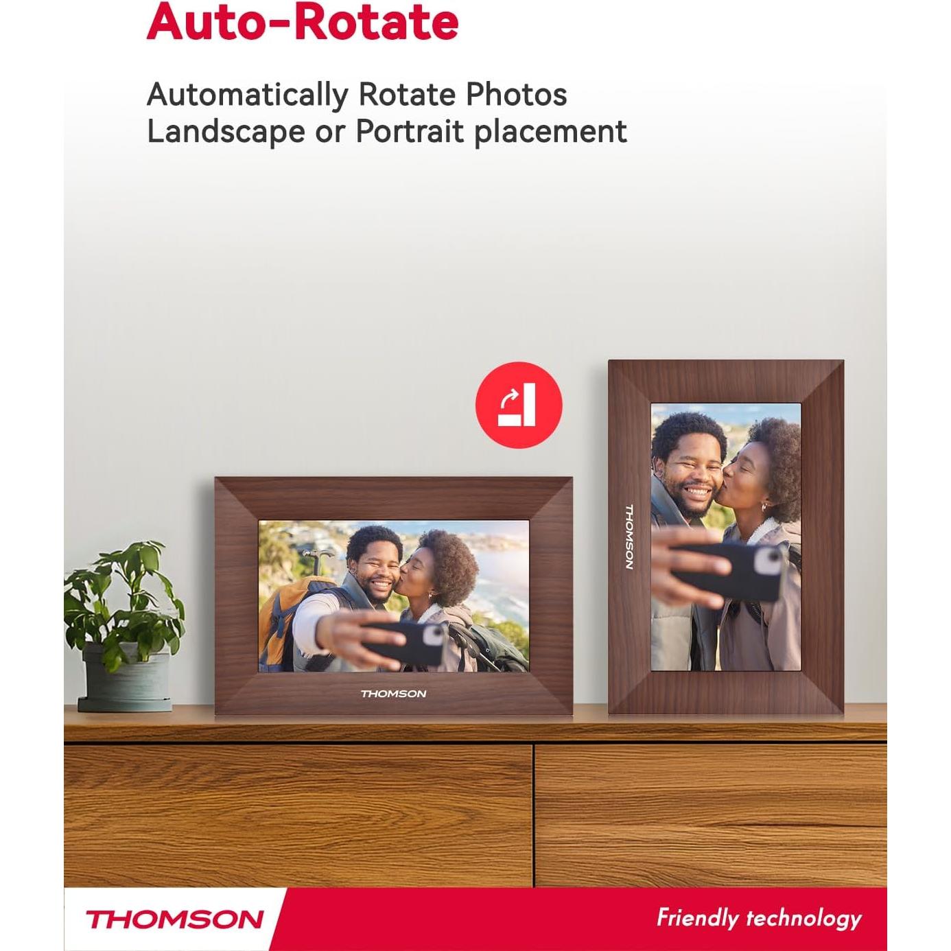 Marco de Fotos Digital WiFi THOMSON 7" 32GB HD IPS Táctil