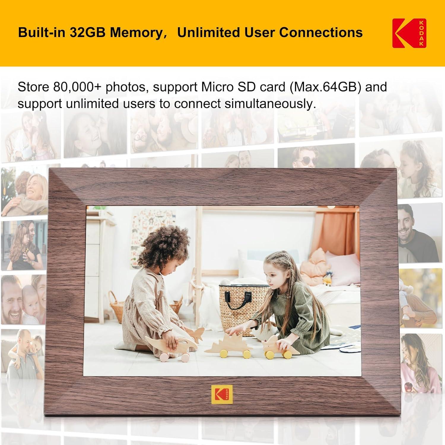 KODAK Marco de Fotos Digital WiFi 8" HD 1280x800 32GB Khaki