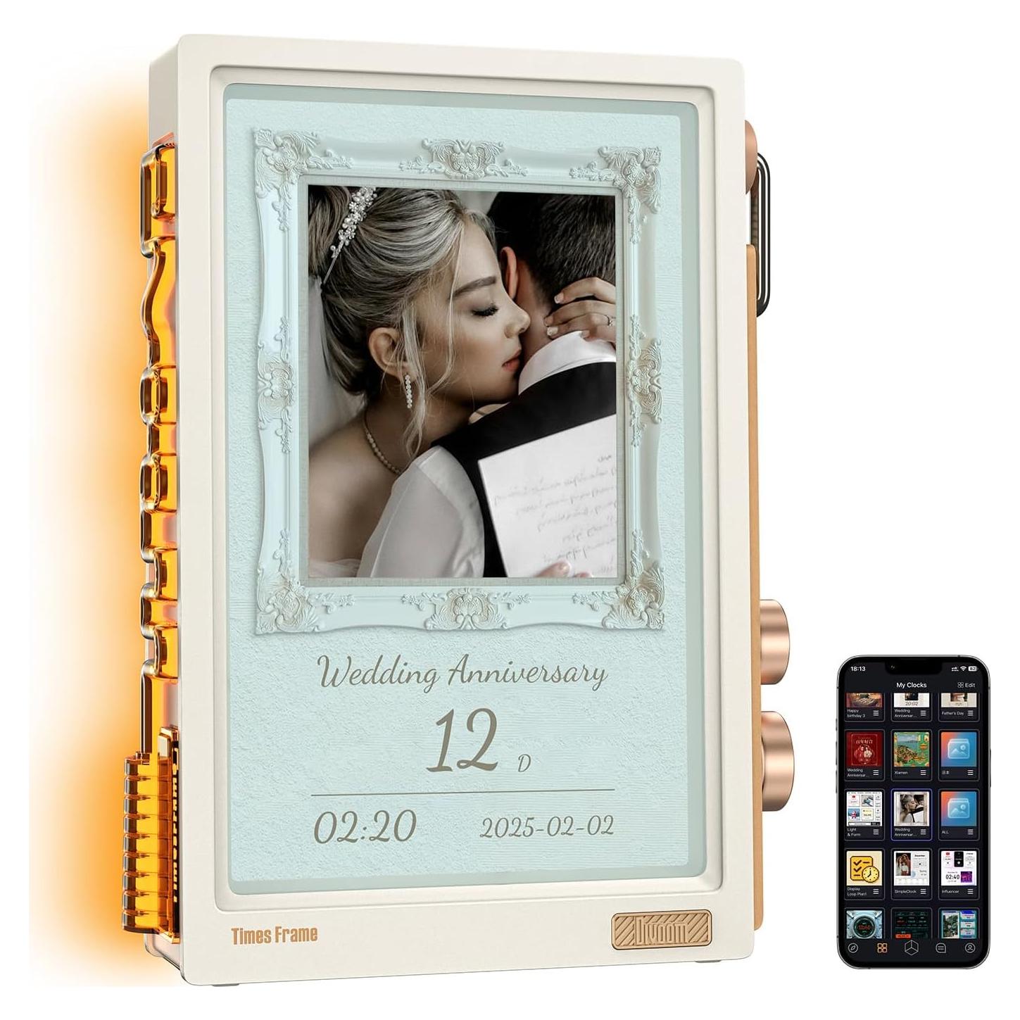 Marco Digital Divoom Times 10.1" WiFi 64GB Fotos y Videos