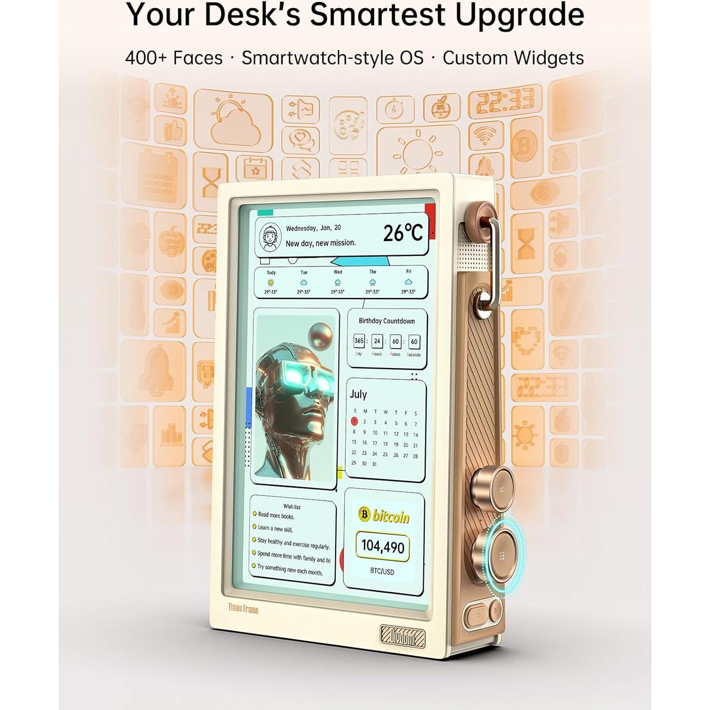 Marco Digital Divoom Times 10.1" WiFi 64GB Fotos y Videos