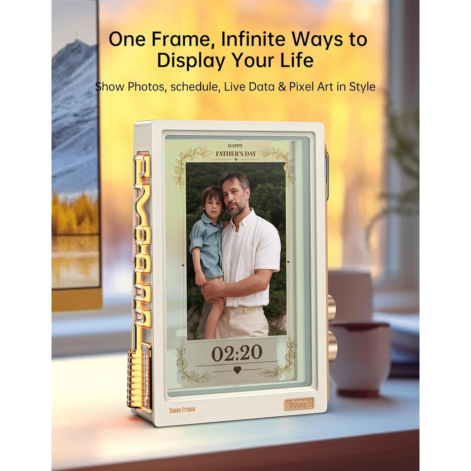 Marco Digital Divoom Times 10.1" WiFi 64GB Fotos y Videos