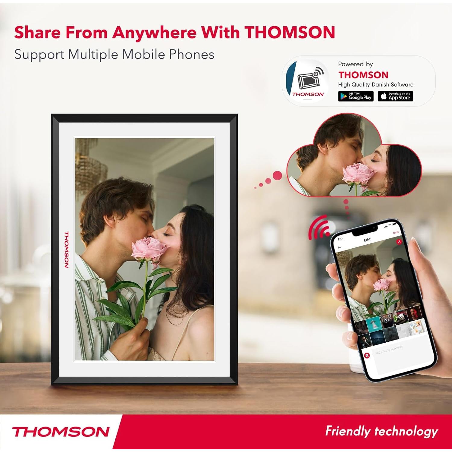 Marco Digital WiFi THOMSON 10.1" Pantalla Táctil HD 32GB