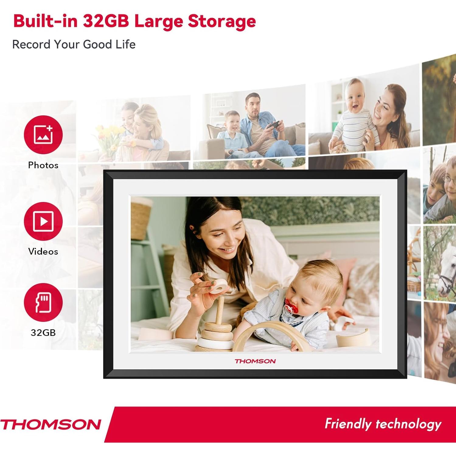 Marco Digital WiFi THOMSON 10.1" Pantalla Táctil HD 32GB