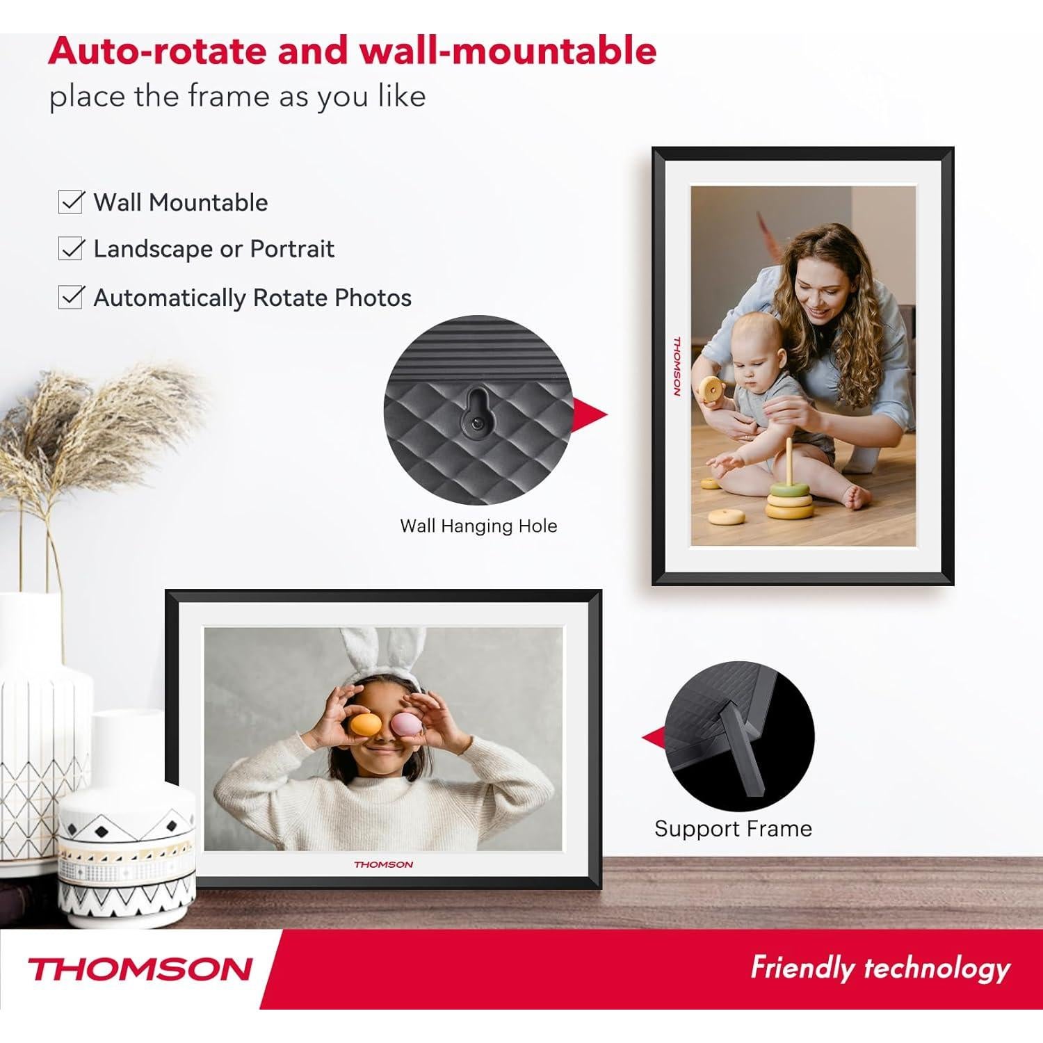 Marco Digital WiFi THOMSON 10.1" Pantalla Táctil HD 32GB