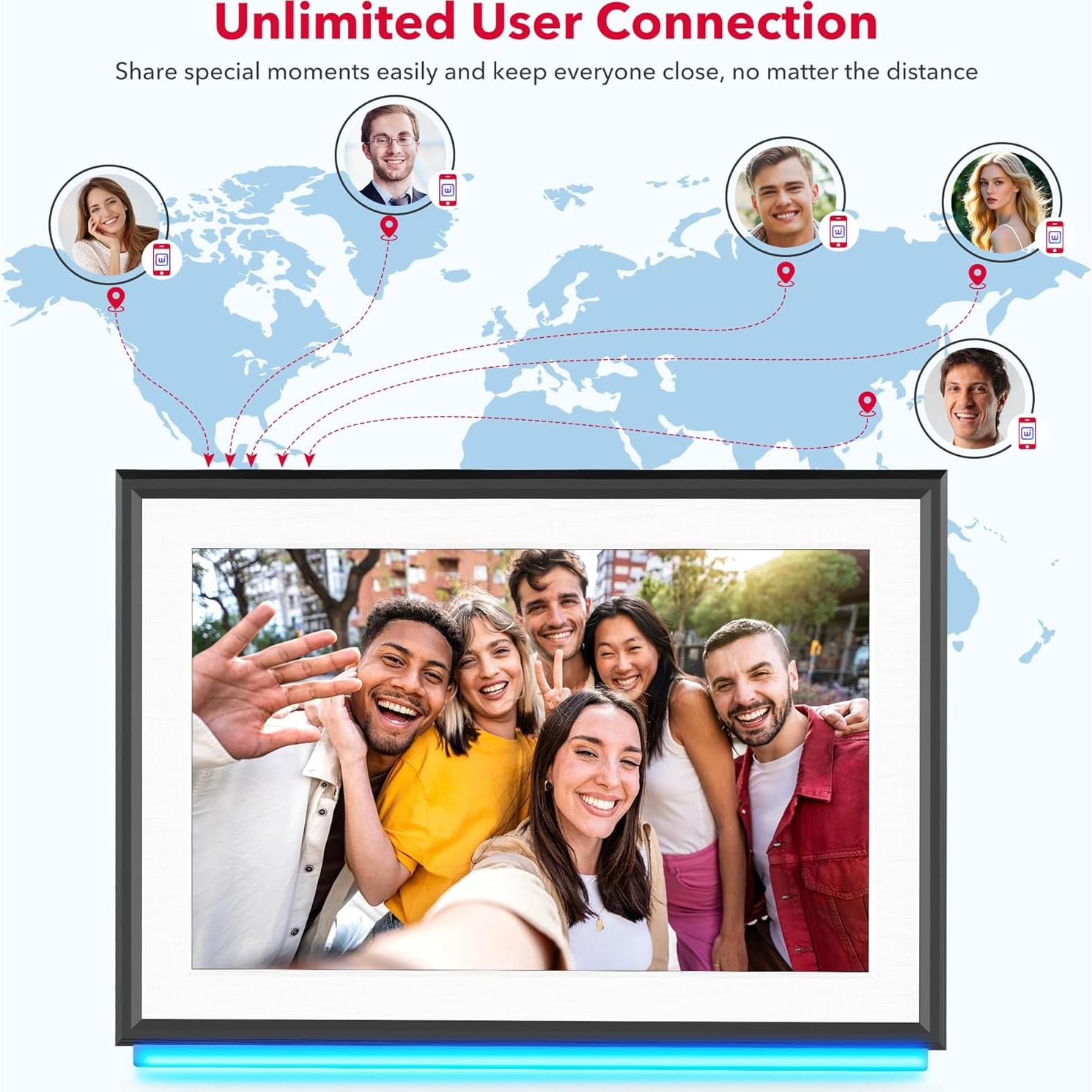 Marco Digital WiFi RCA 10.1" IPS HD 32GB Negro y Blanco