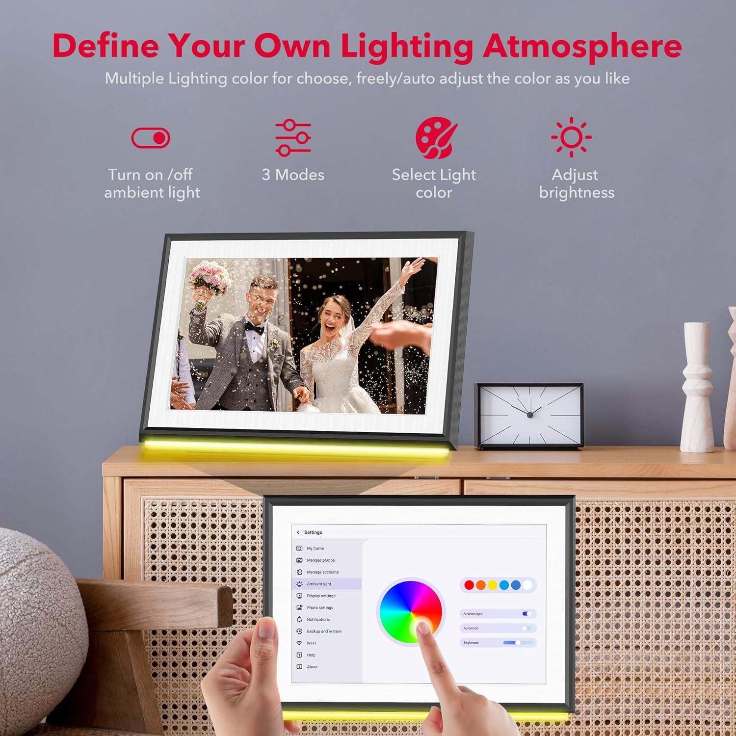 Marco Digital WiFi RCA 10.1" IPS HD 32GB Negro y Blanco