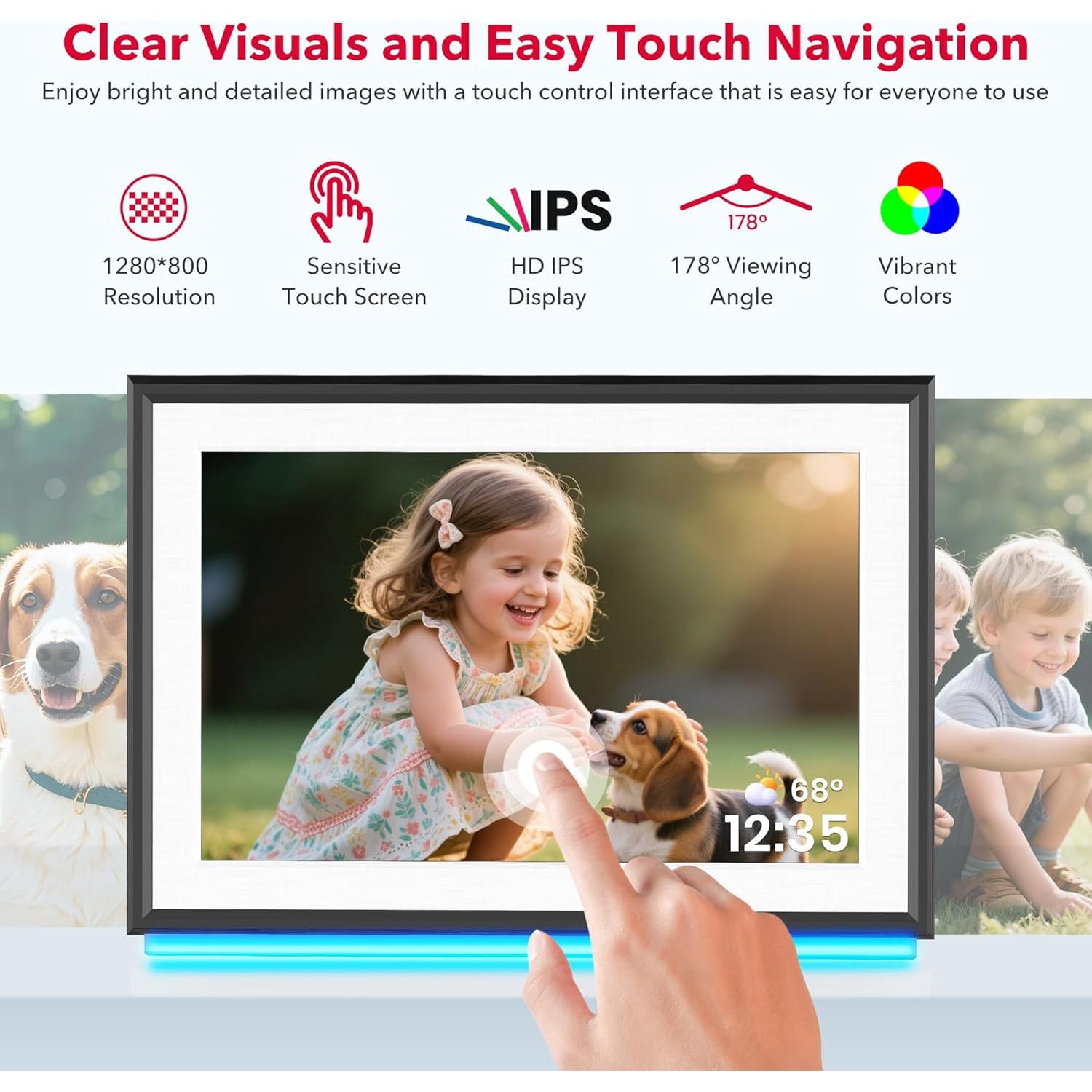 Marco Digital WiFi RCA 10.1" IPS HD 32GB Negro y Blanco