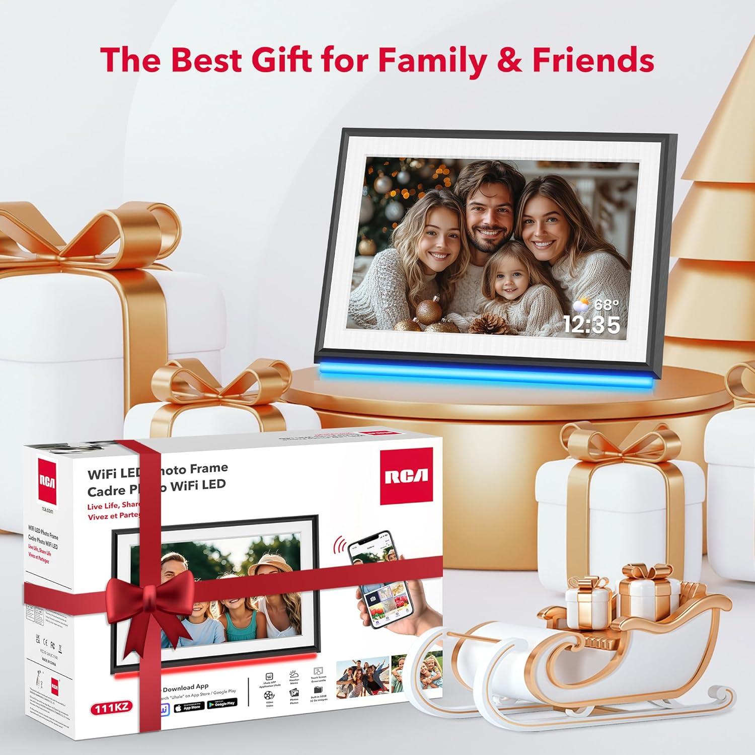 Marco Digital WiFi RCA 10.1" IPS HD 32GB Negro y Blanco