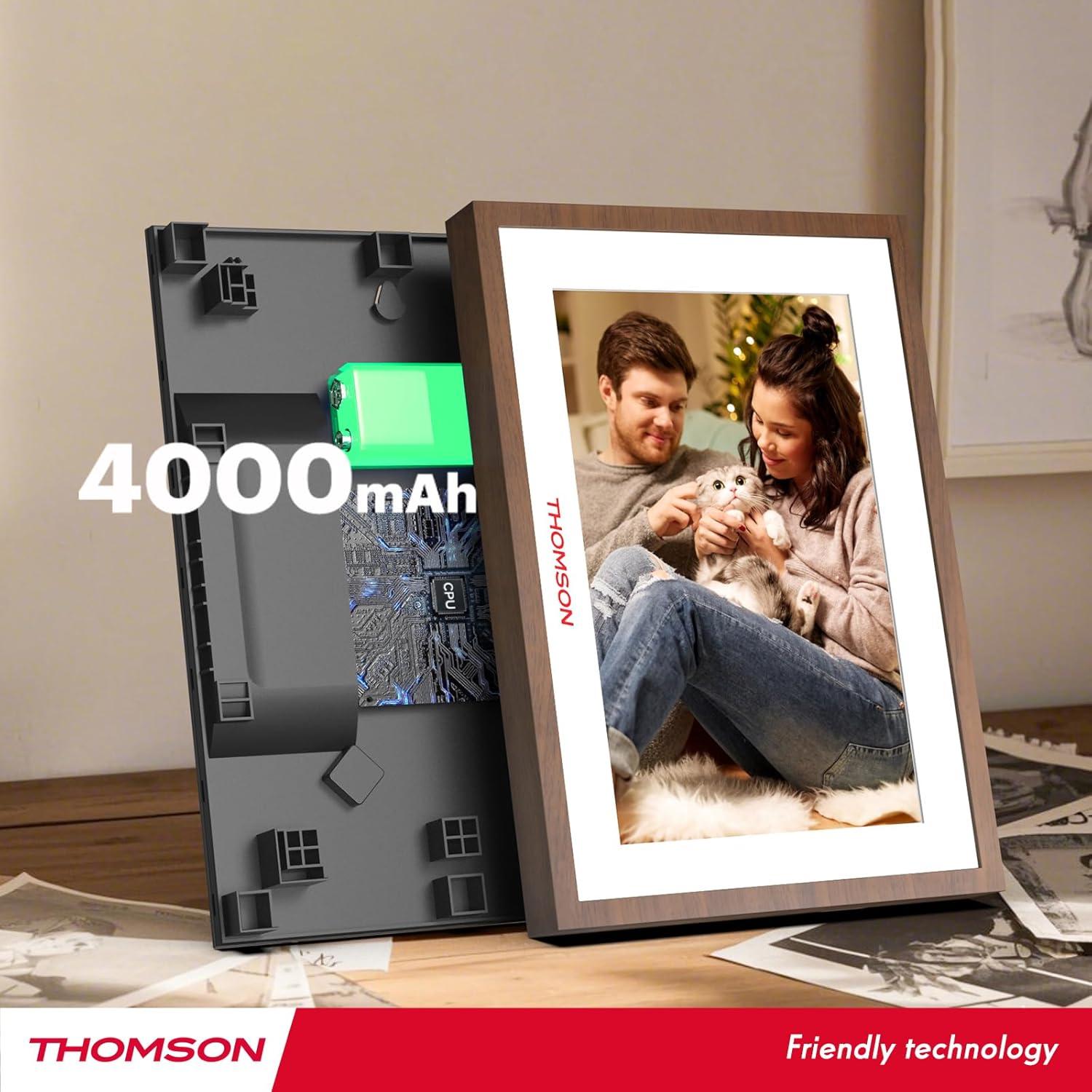 Marco de Fotos Digital THOMSON 10.1" WiFi 32GB Batería 4000mAh