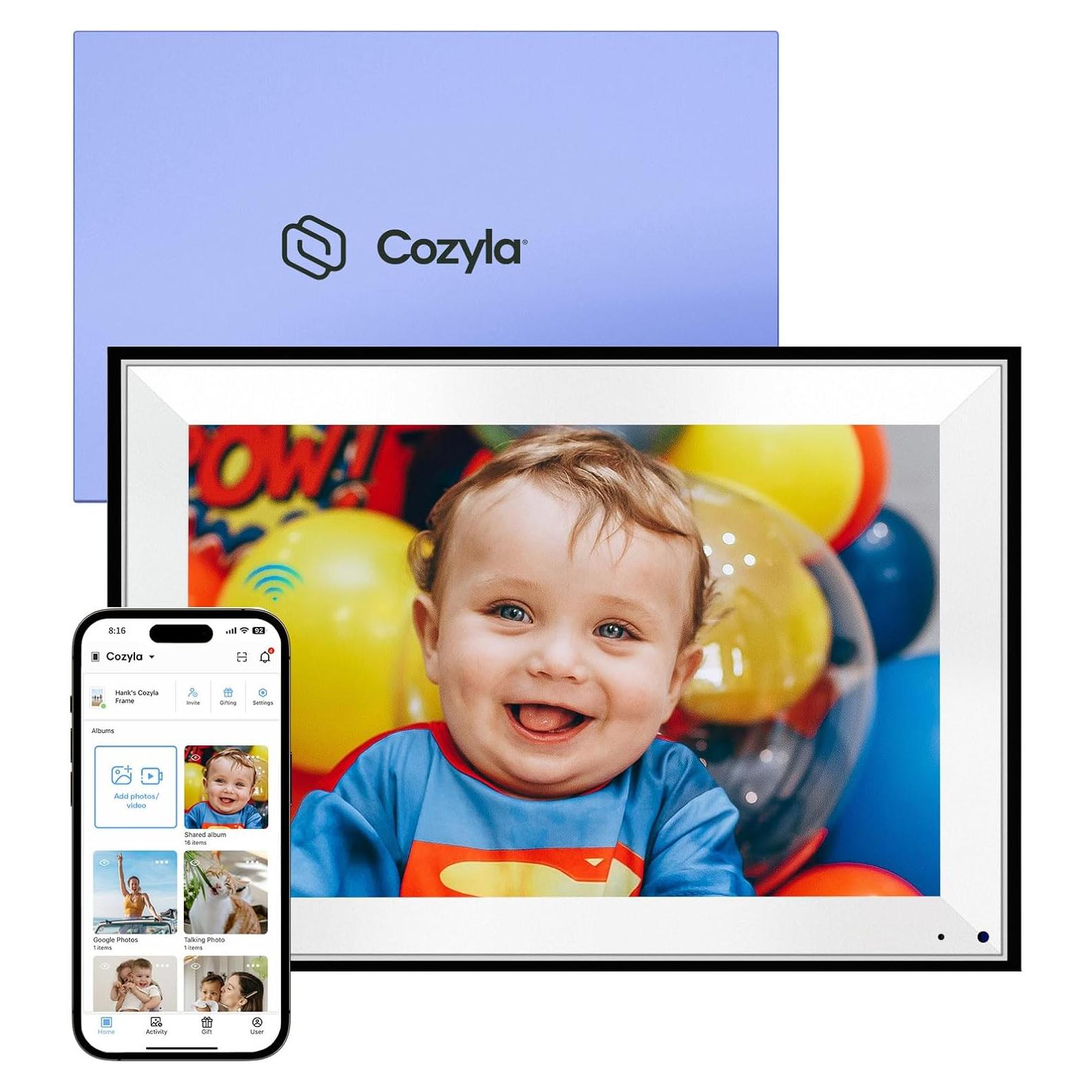 Marco Digital Cozyla 10.1" WiFi IA Almacenamiento Ilimitado