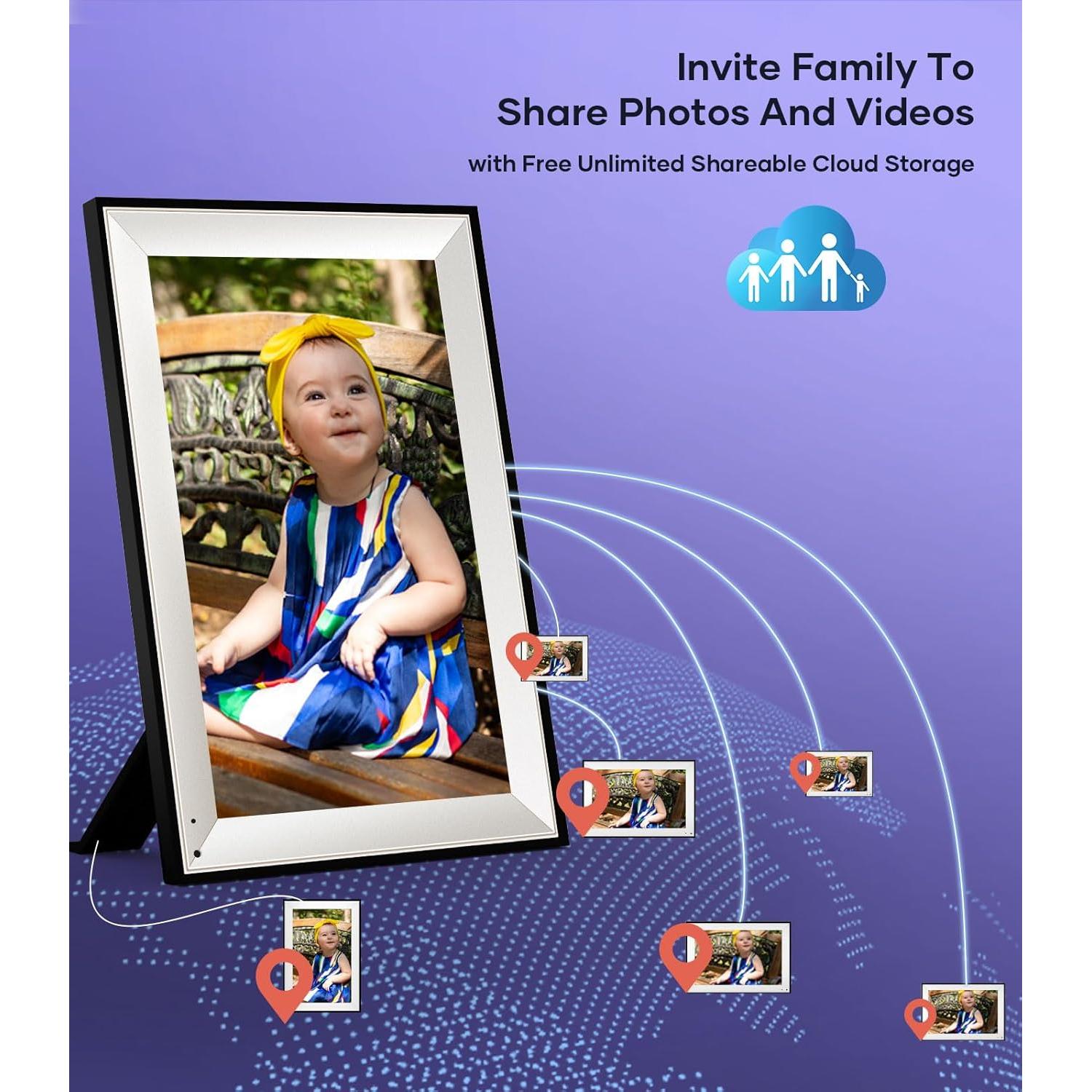 Marco Digital Cozyla 10.1" WiFi IA Almacenamiento Ilimitado