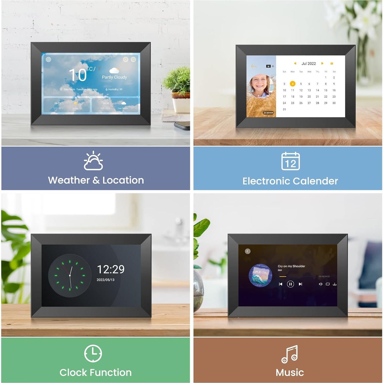 KODAK Marco de Fotos Digital WiFi 10.1" HD 32GB CF102P