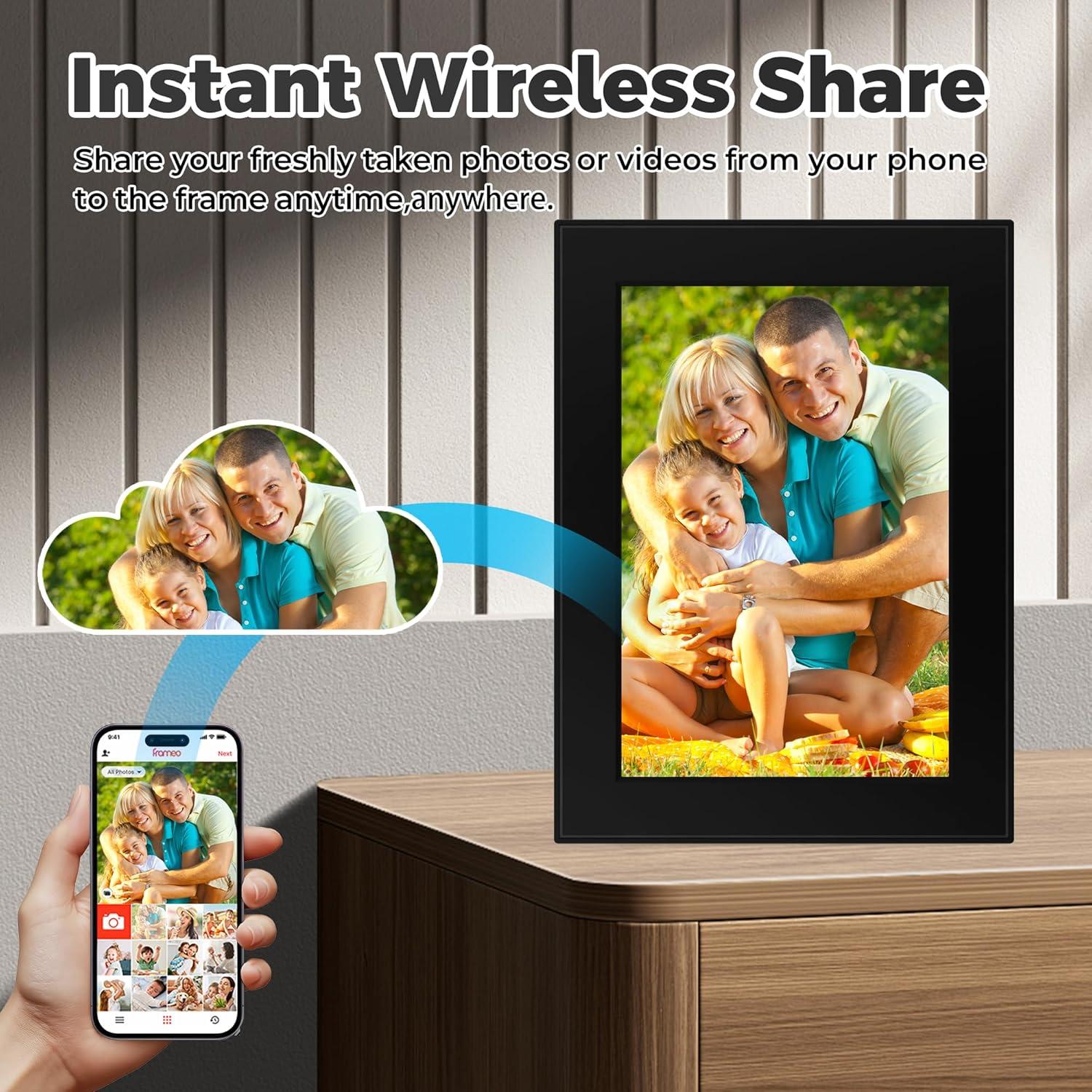 Marco de Foto Digital CECGAN 10.6" 64GB WiFi Pantalla Táctil