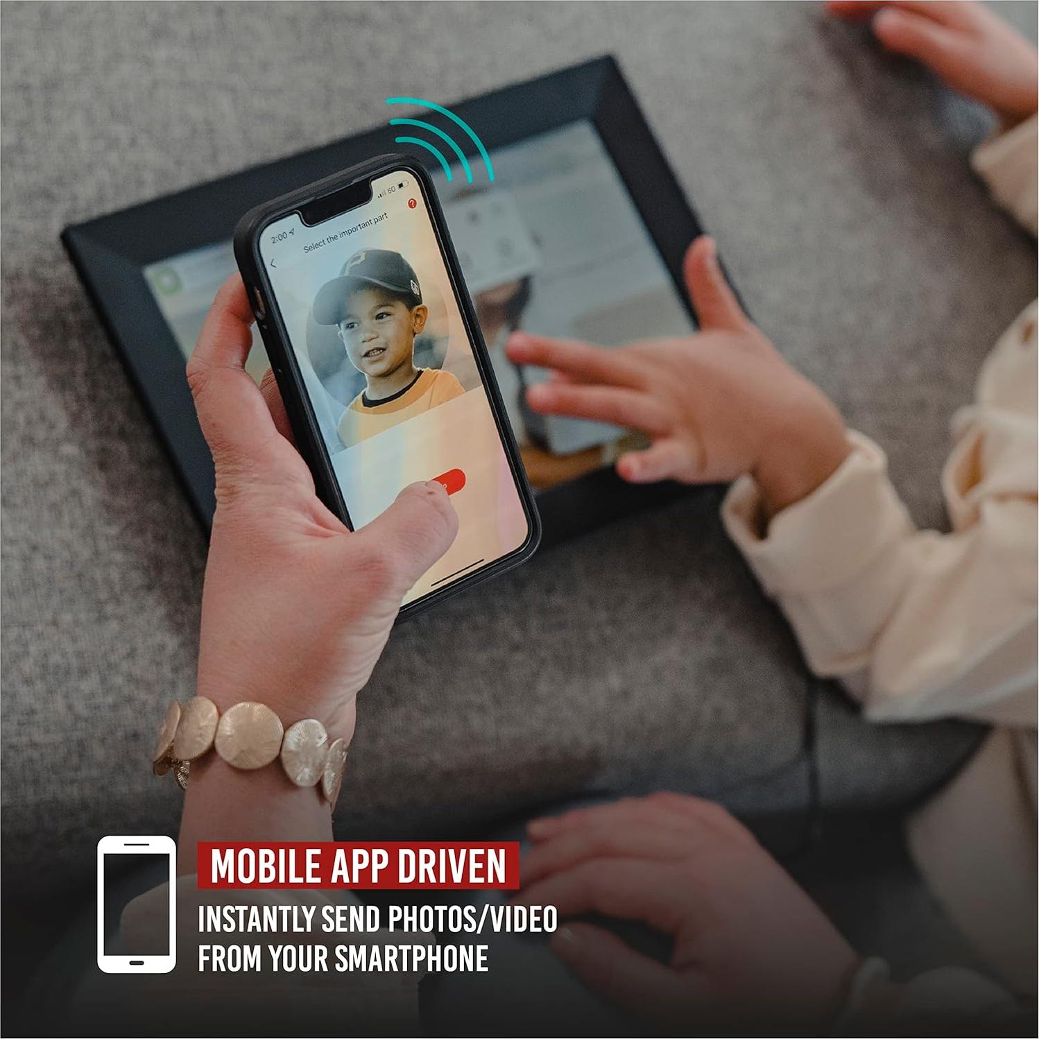 Marco Digital de Fotos VIVITAR 10" WiFi Pantalla Táctil LCD