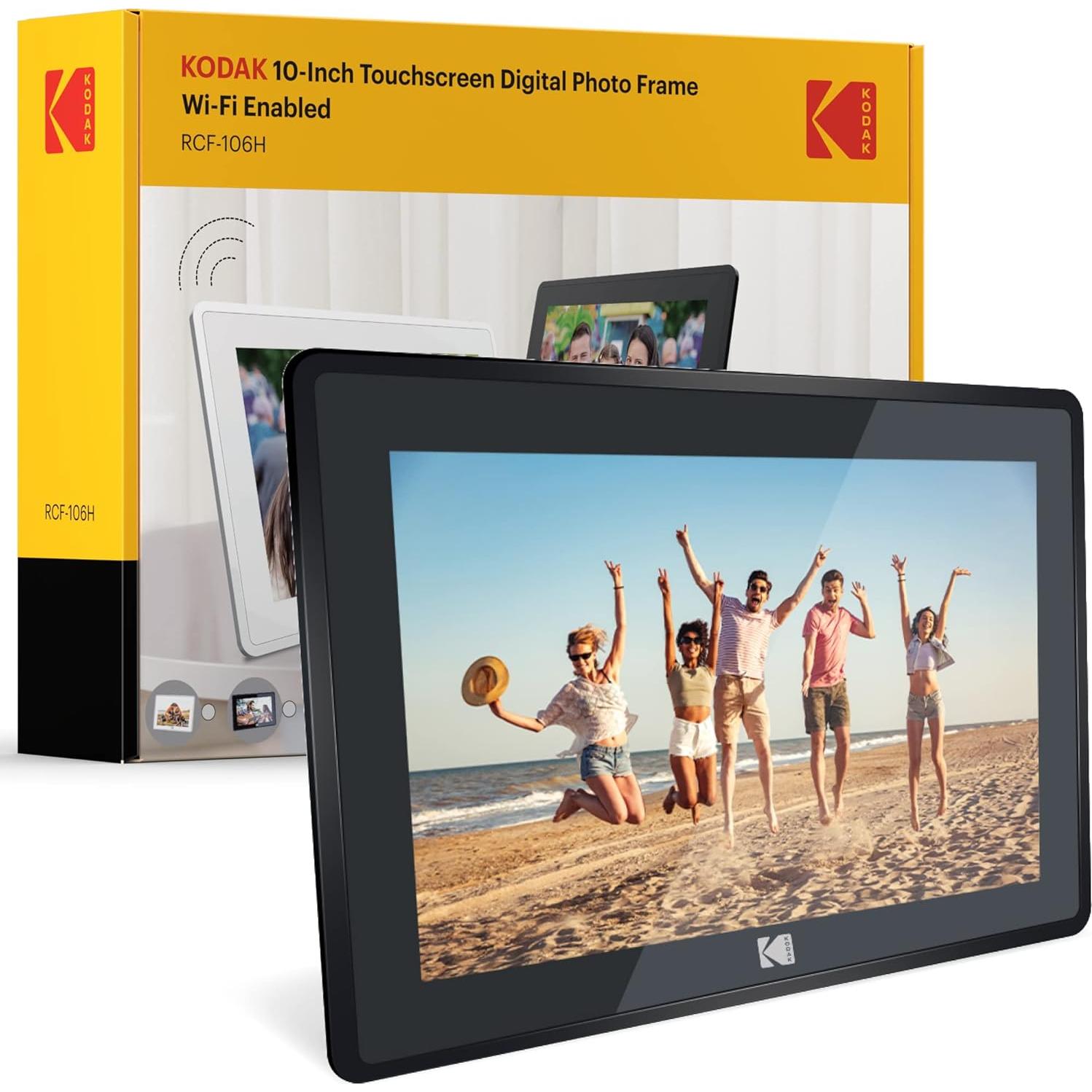 Marco de fotos digital Kodak 10.1" Wi-Fi 16GB HD Negro