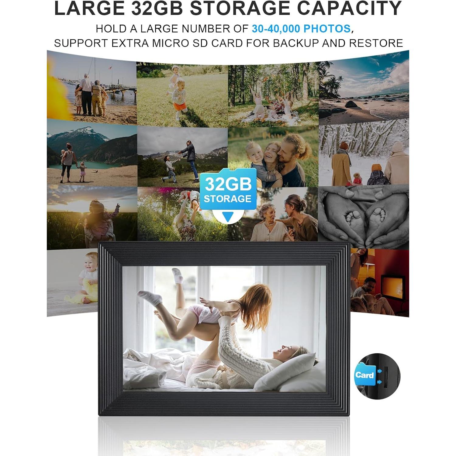 Marco de Fotos Digital Moman WF11T 10.1" HD WiFi 32GB