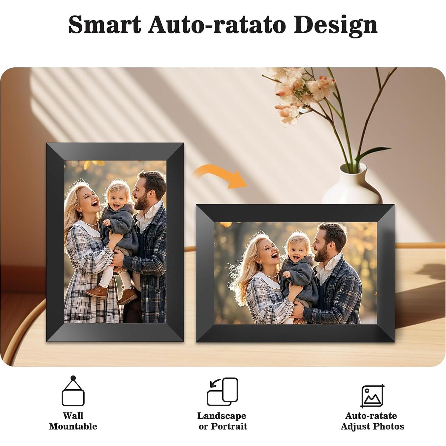 Marco de Fotos Digital Uhale 10.1" WiFi 32GB Pantalla IPS