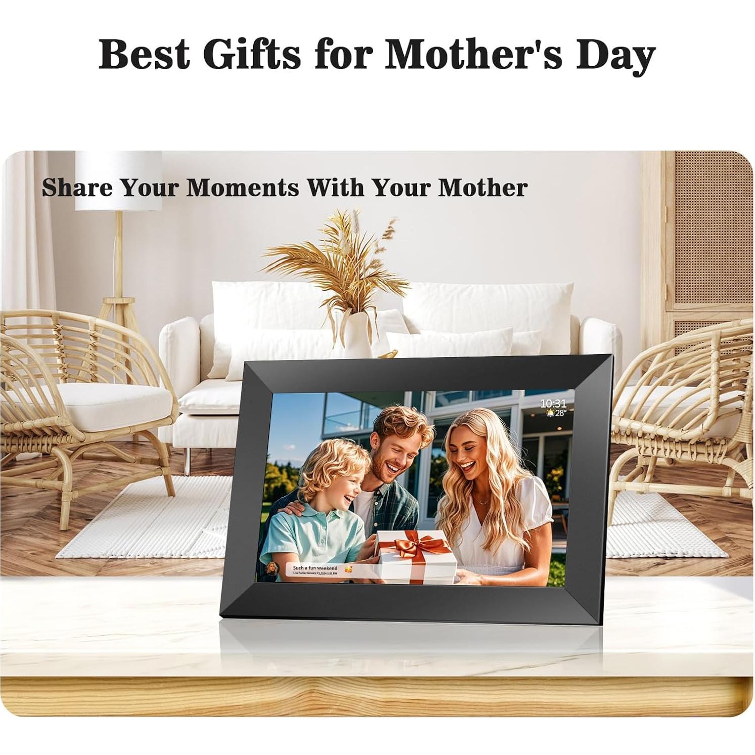 Marco de Fotos Digital Uhale 10.1" WiFi 32GB Pantalla IPS