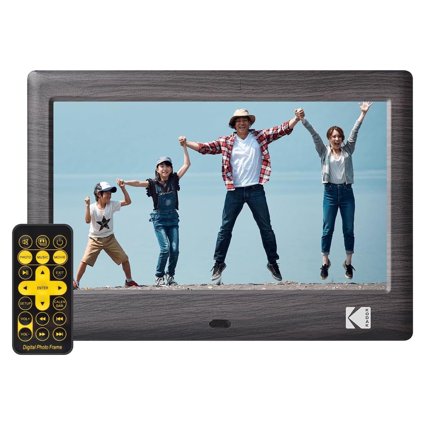 Marco Digital KODAK de Madera 18 cm Pantalla IPS HD 1024x600