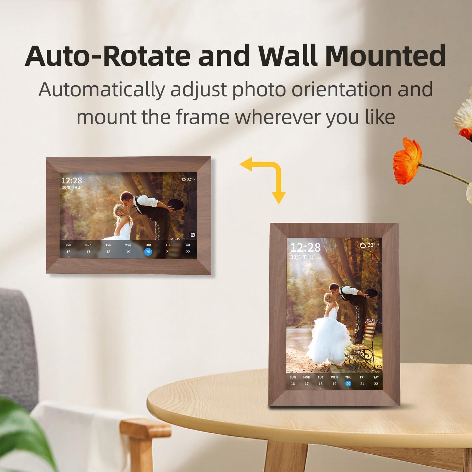 Calendario Digital Inteligente 10.1" Wi-Fi MingYa - Fotos y Google Calendar