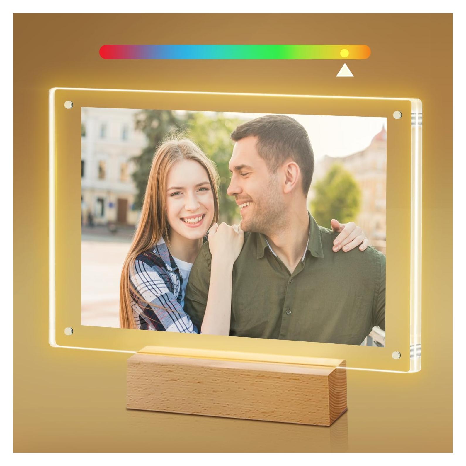 Marco de Imagen Iluminado 12.7x17.8 cm Aapee LED Color