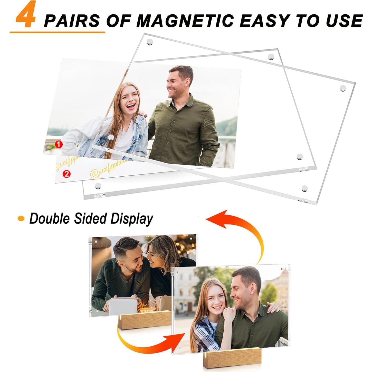 Marco de Imagen Iluminado 12.7x17.8 cm Aapee LED Color