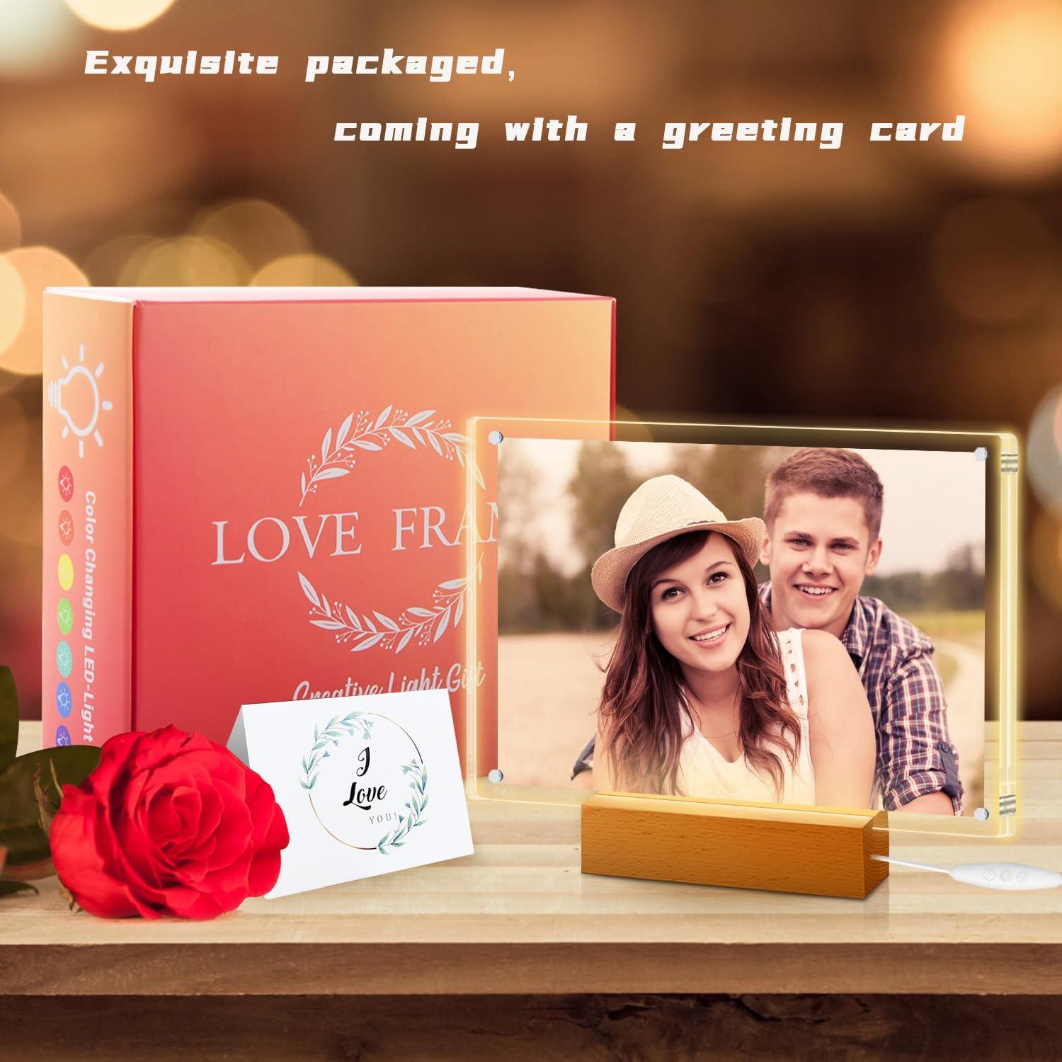 Marco de Imagen Iluminado 12.7x17.8 cm Aapee LED Color