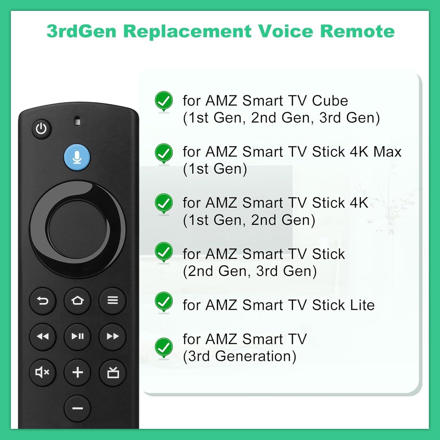Control Remoto de Voz SZILBZ 3ra Generación para Smart TV
