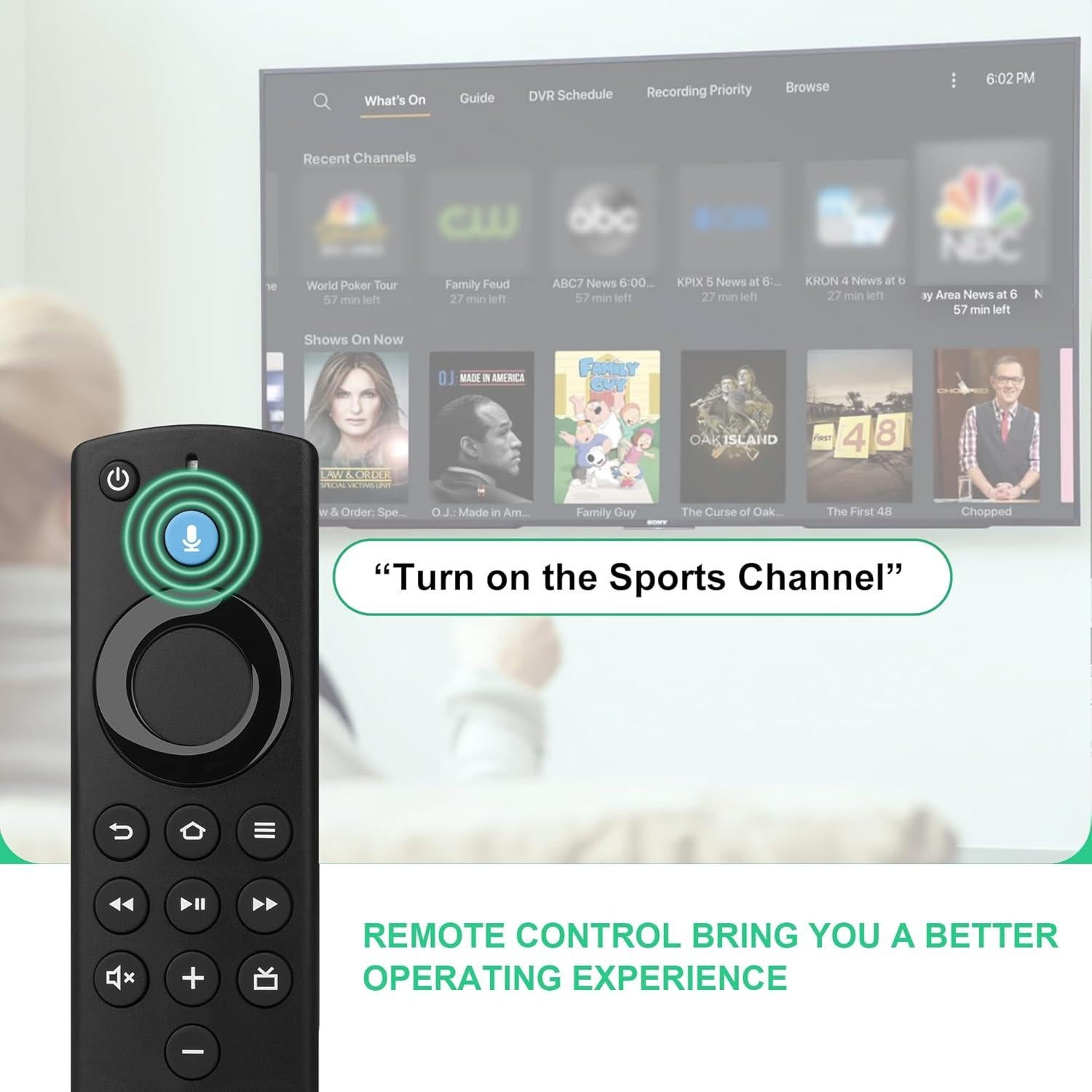 Control Remoto de Voz SZILBZ 3ra Generación para Smart TV
