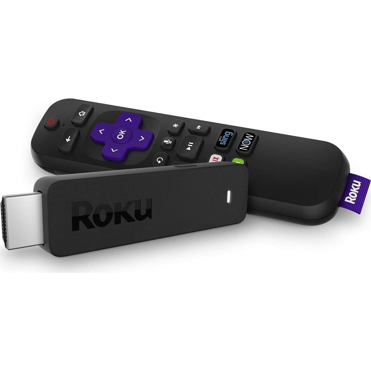 Roku Stick de Streaming GEN6 con Control Remoto por Voz - Negro