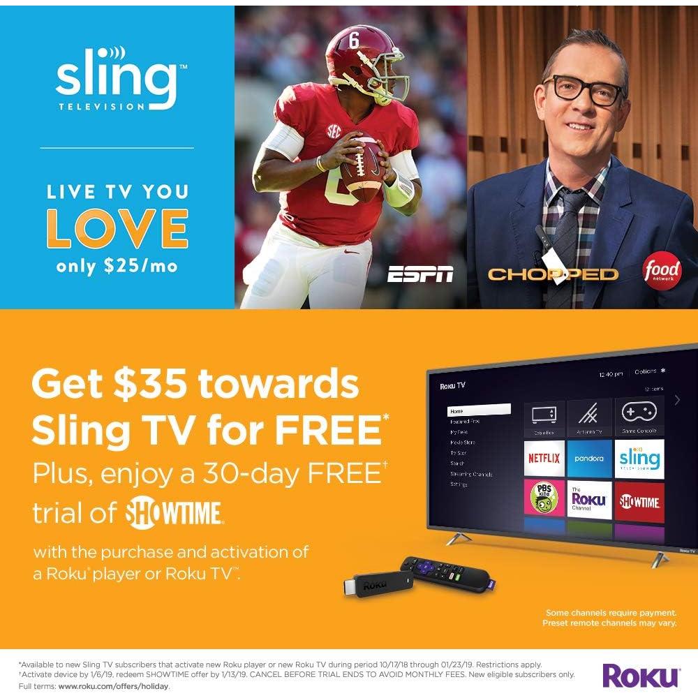 Roku Stick de Streaming GEN6 con Control Remoto por Voz - Negro