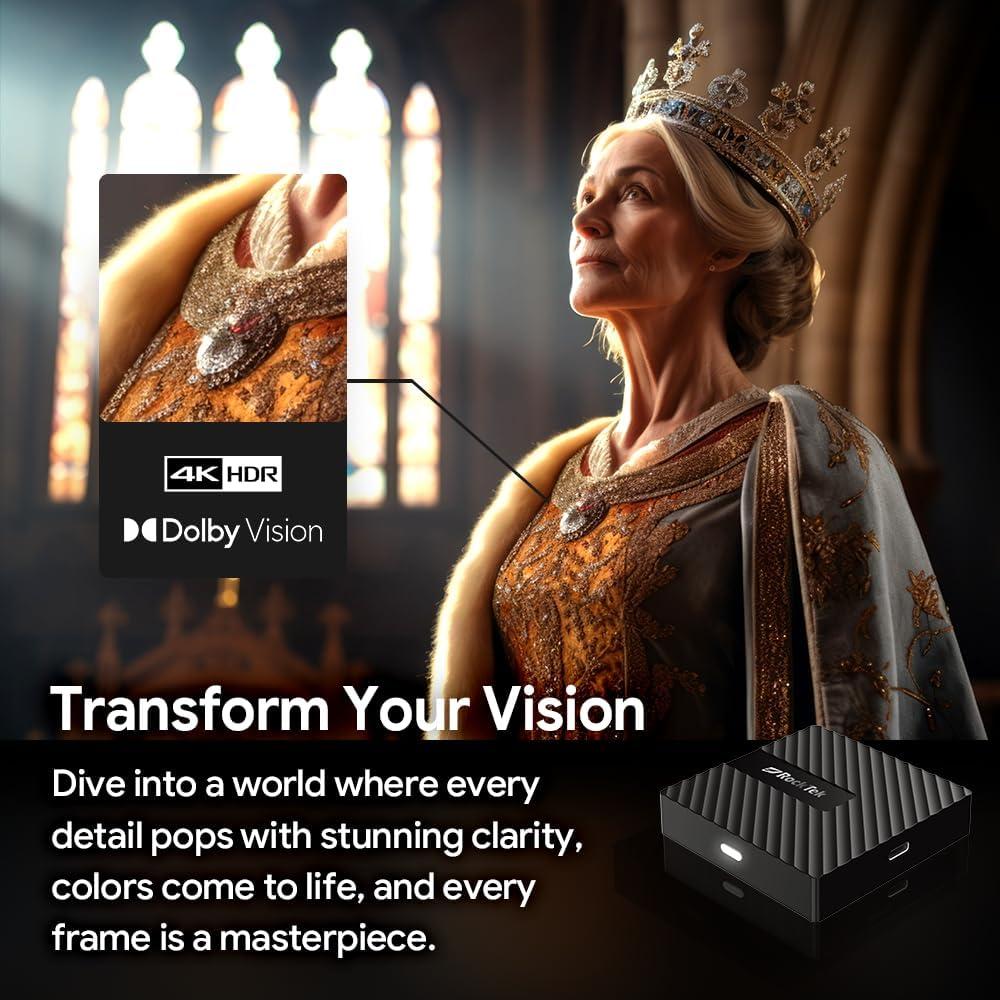 RockTek TVDongle GB1 4K UHD Google TV HDR Dolby Vision