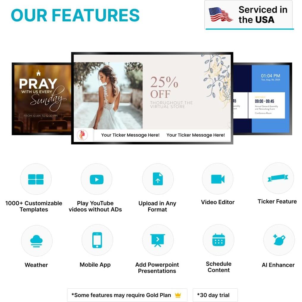 Reproductor de Señalización Digital 4K EZ-AD TV Stick Compacto