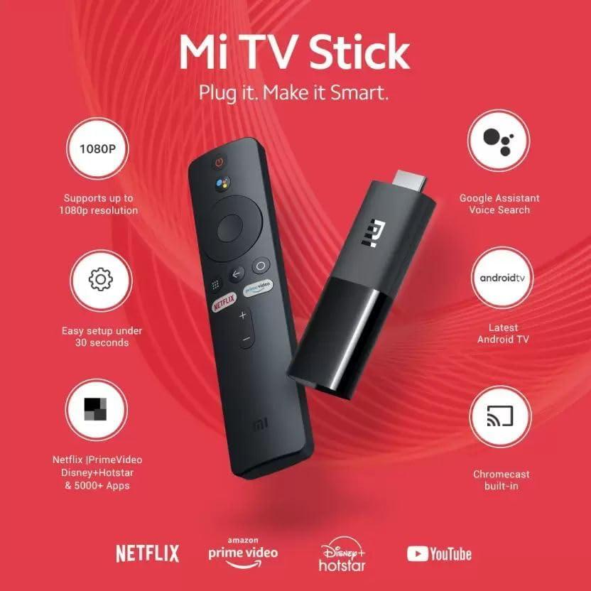 Xiaomi Mi TV Stick 1GB RAM 8GB ROM Streaming HD 1080P